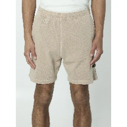 Cotton fleece shorts