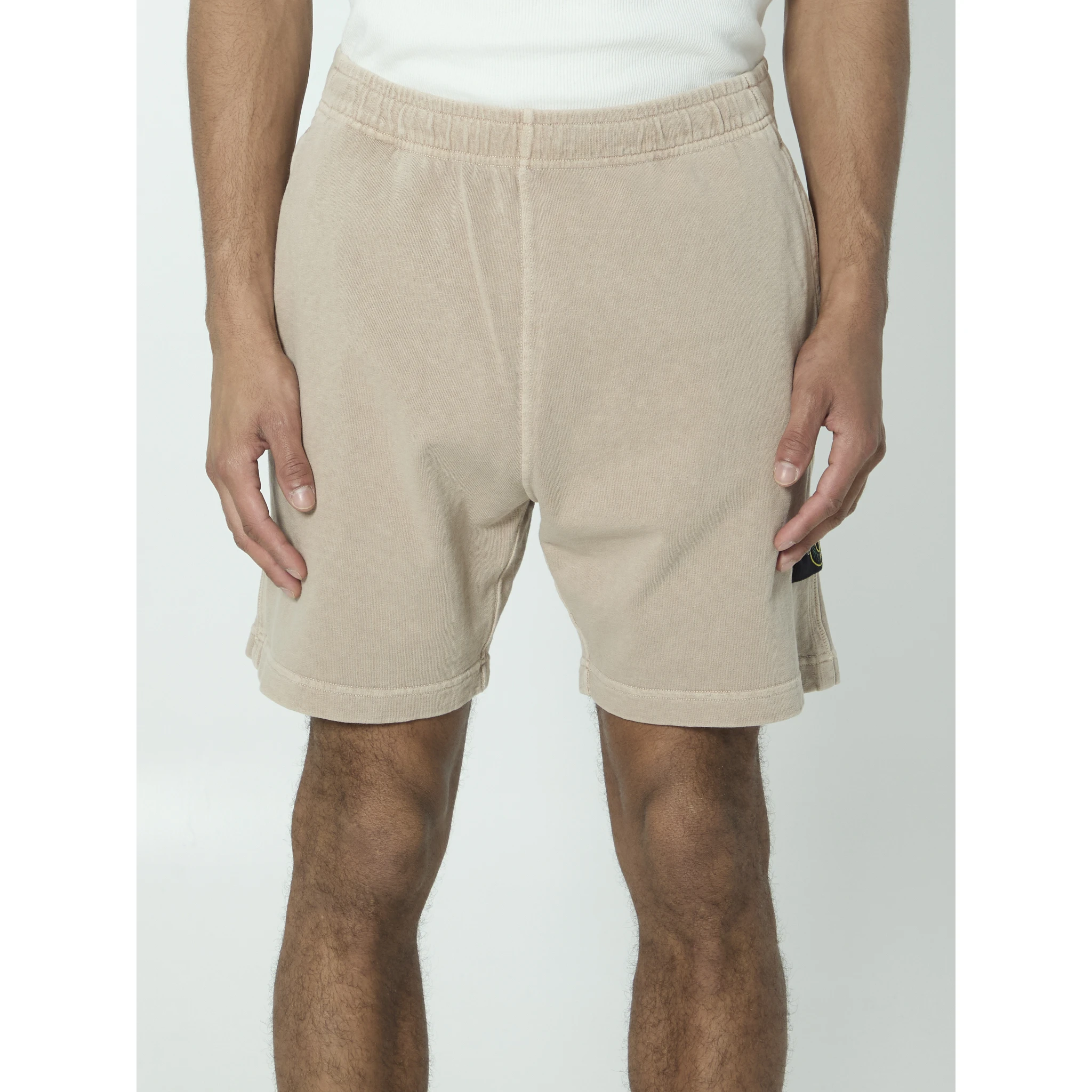 Cotton fleece shorts