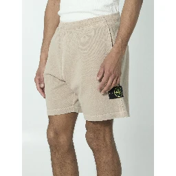 Cotton fleece shorts