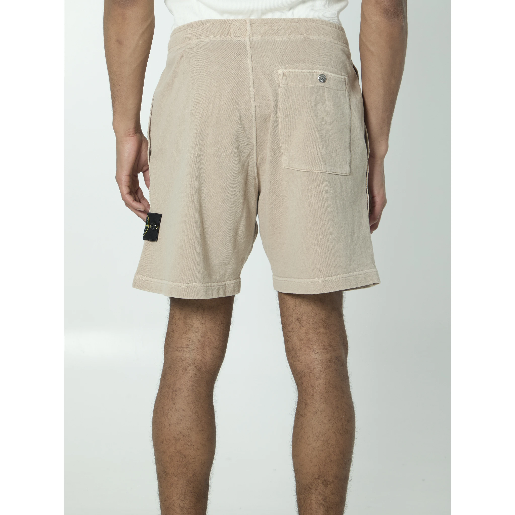 Cotton fleece shorts