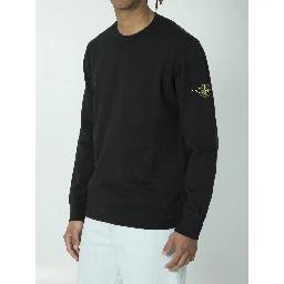 Organic cotton sweater with nylon
