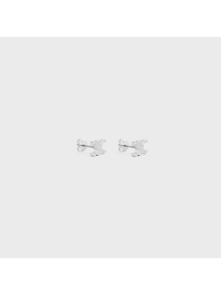 Triomphe earrings in brass alternative