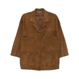 THE JACK AND JACKIE LEATHERS Jackets Brown