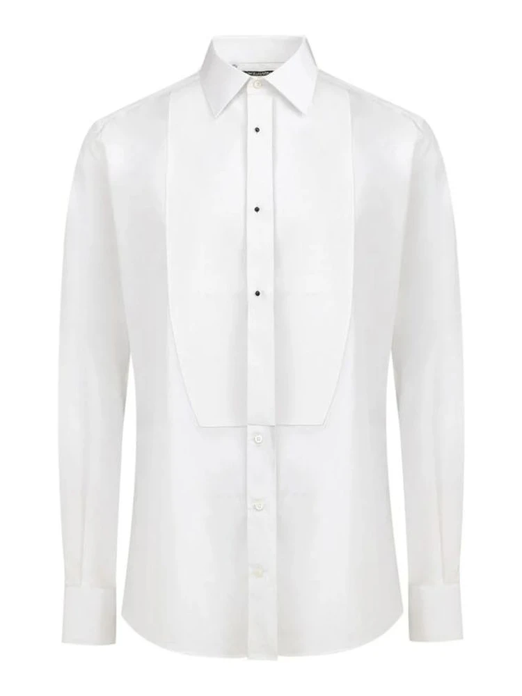 White Cotton Dress Shirt