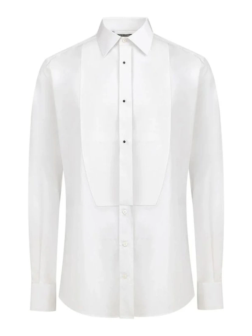 White Cotton Dress Shirt