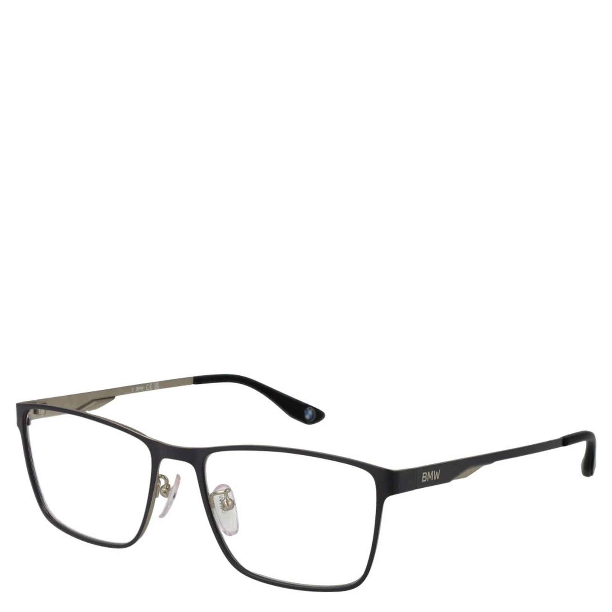 نظارات معدنية رمادية (إطارات)