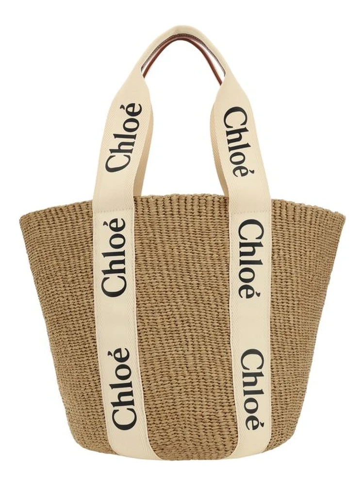 Brown Paper Shoulder Bag