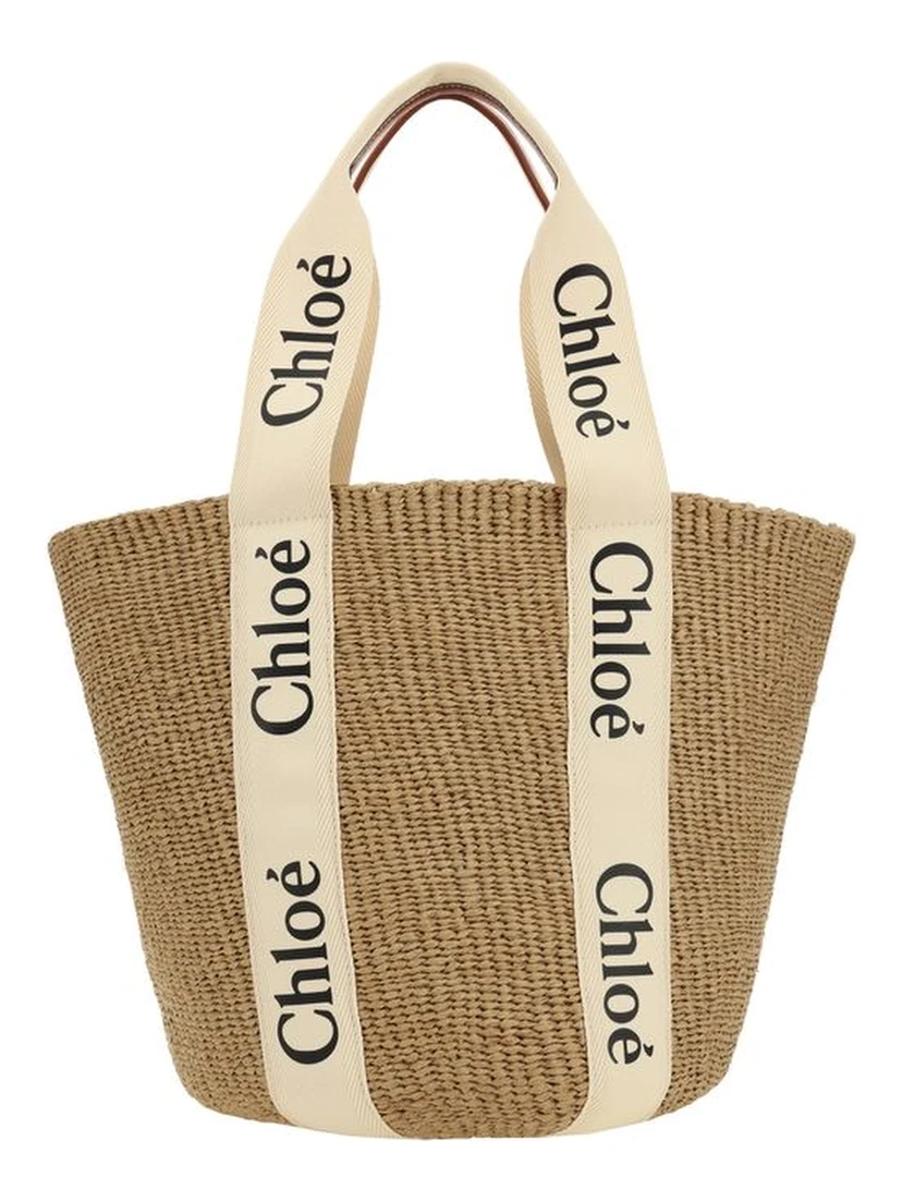 Brown Paper Shoulder Bag