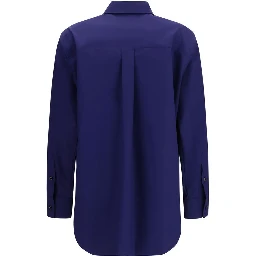 Blue Cotton Pattern Shirt