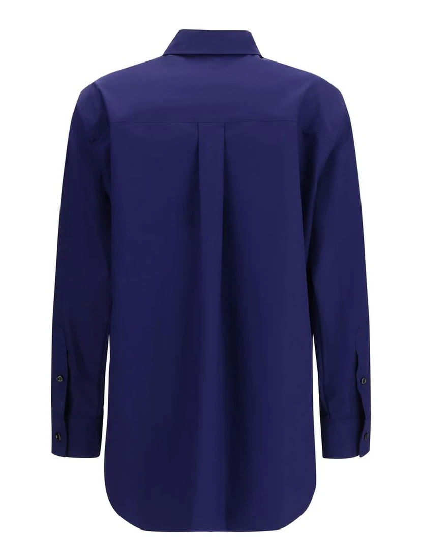 Blue Cotton Pattern Shirt