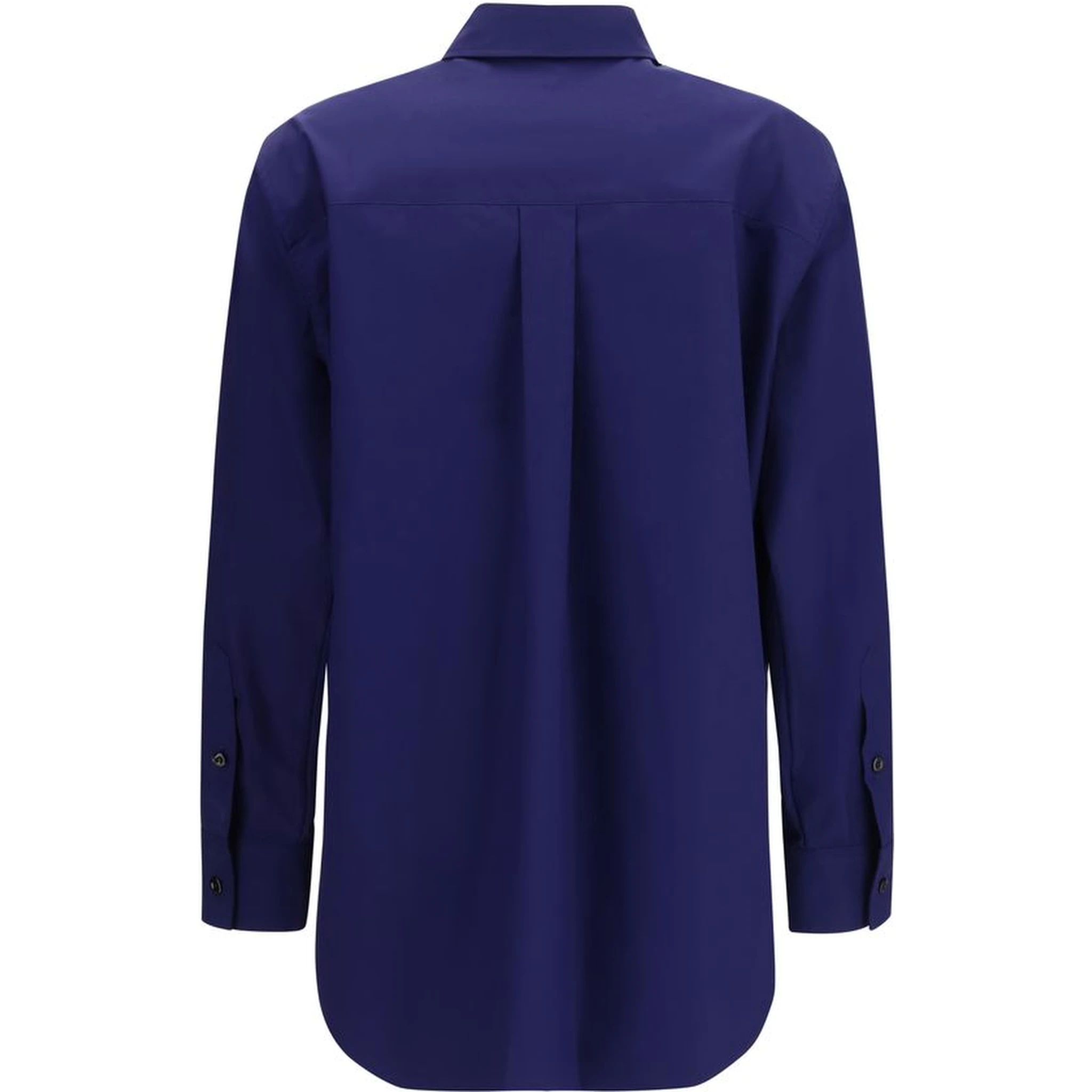 Blue Cotton Pattern Shirt