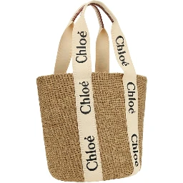 Brown Paper Shoulder Bag