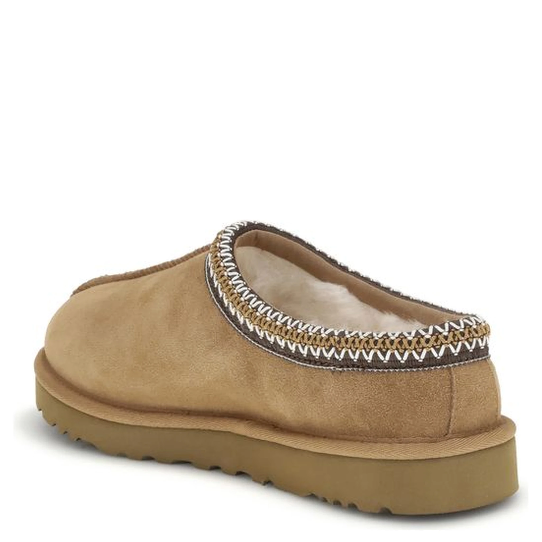 Beige Leather Mules