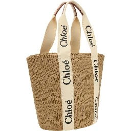 Brown Paper Shoulder Bag