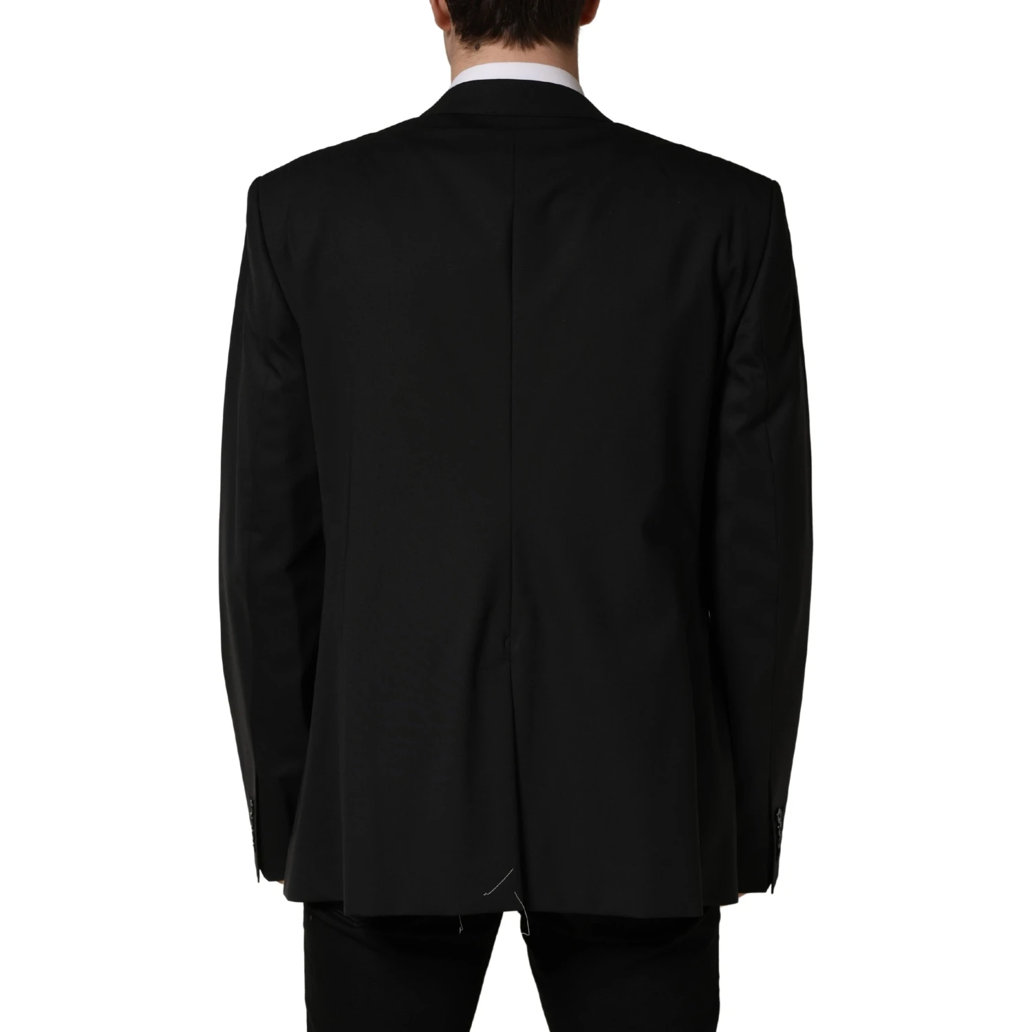 Black Single Breasted 2 Button Suit Jacket