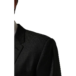 Black Wool 2 Buttons Formal 3 Piece Men Suit