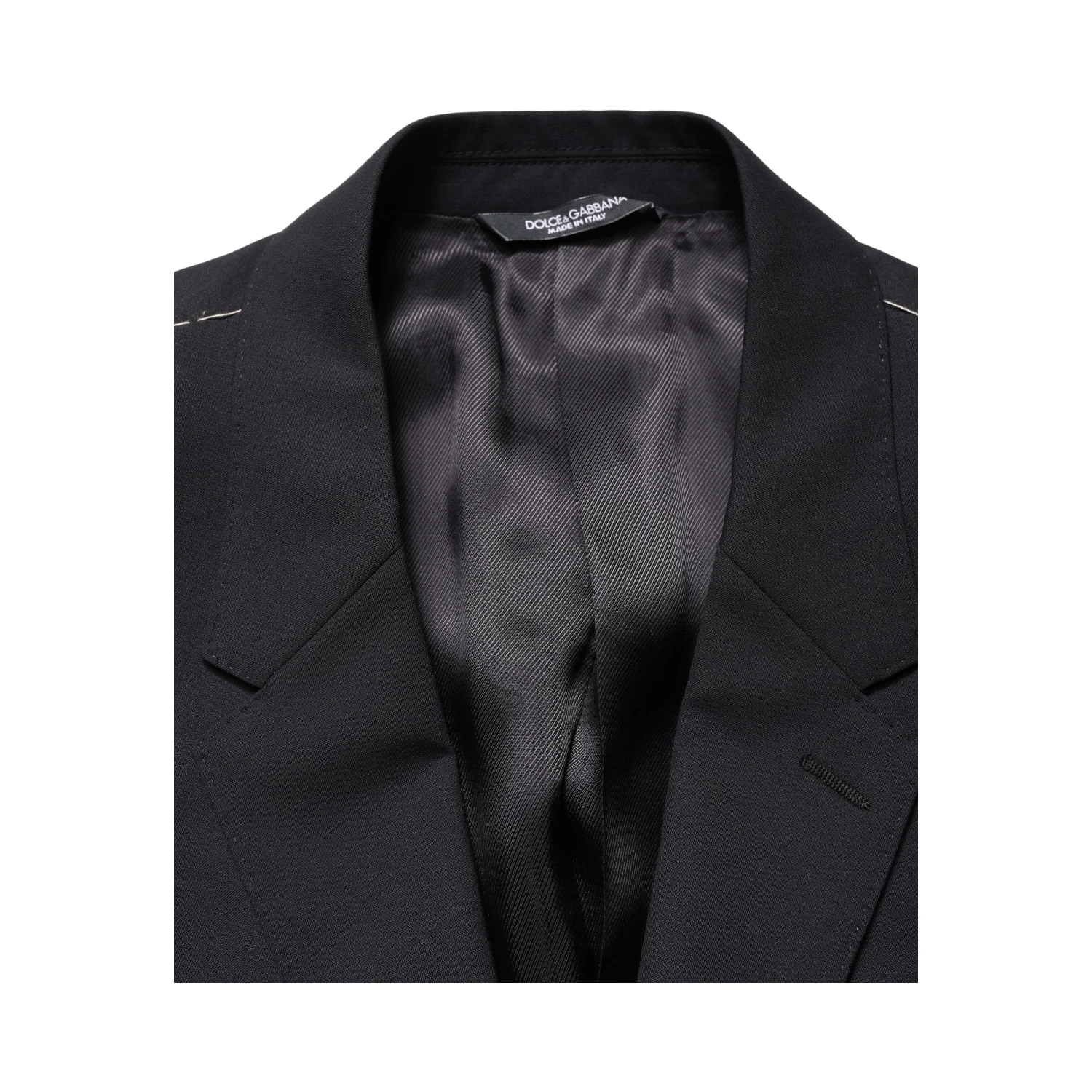 Blue Single Breasted 2 Button Suit Jacket