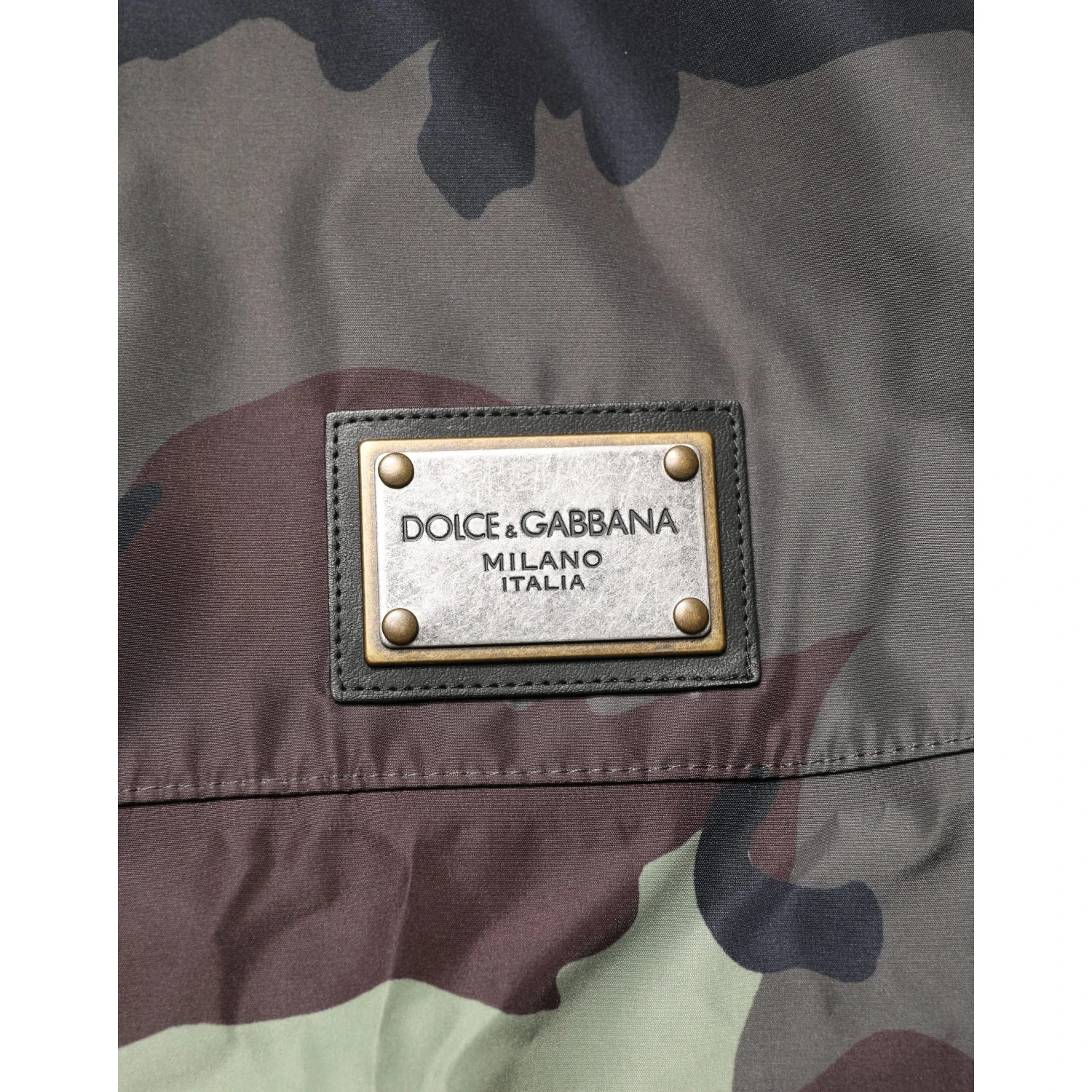 Multicolor Camouflage Hooded Bomber Jacket