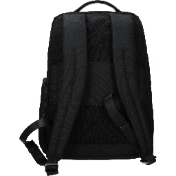 Black Fabric Backpack