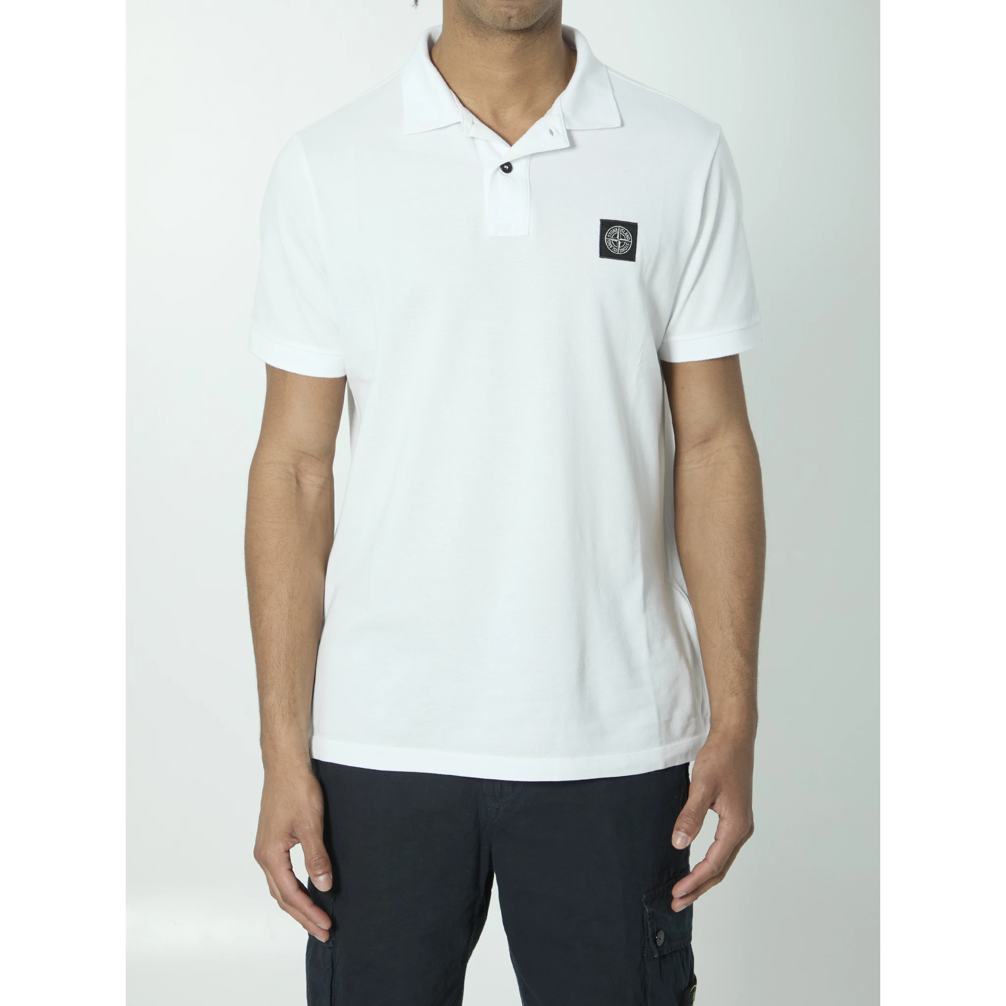 Cotton pique polo shirt