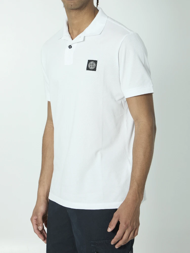 Cotton pique polo shirt alternative