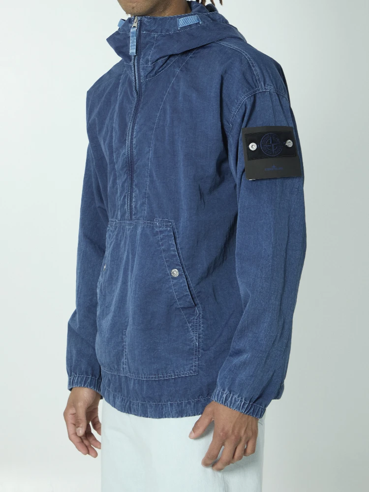 Hollow Fibre Indigo-TC anorak jacket alternative