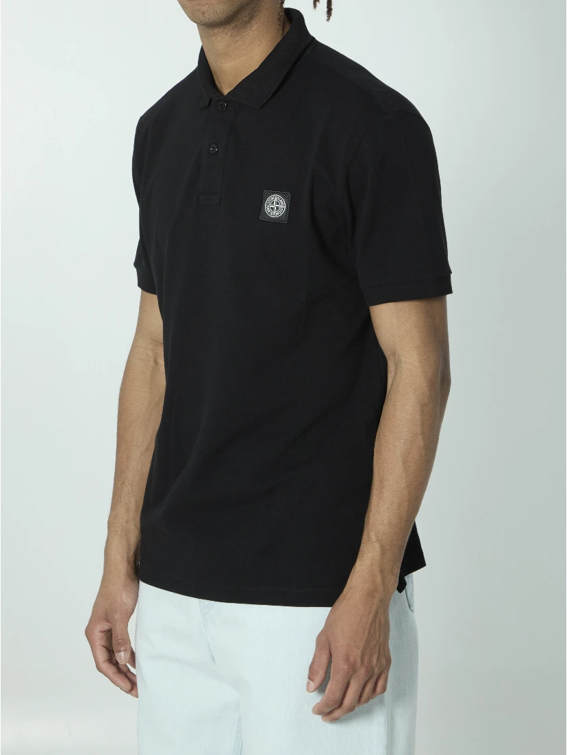 Cotton pique polo shirt