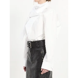 Lavallière collar shirt