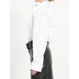 Lavallière collar shirt