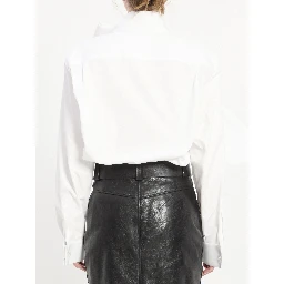 Lavallière collar shirt