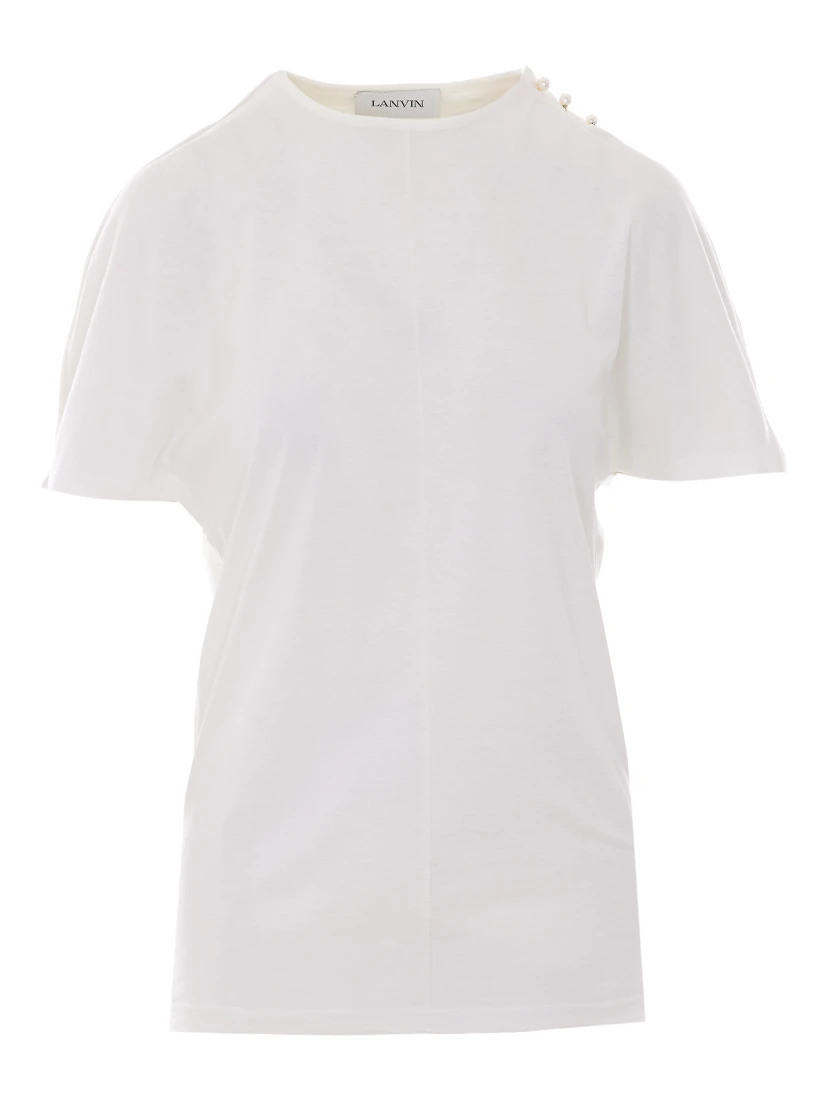 تيشيرتات وبولو بيضاء من لانفين