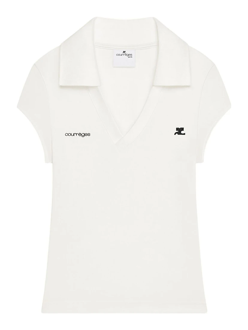 Courreges T-shirts and Polos White