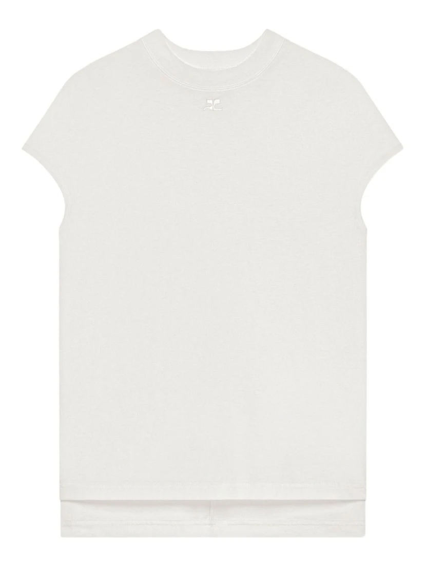 Courreges T-shirts and Polos White