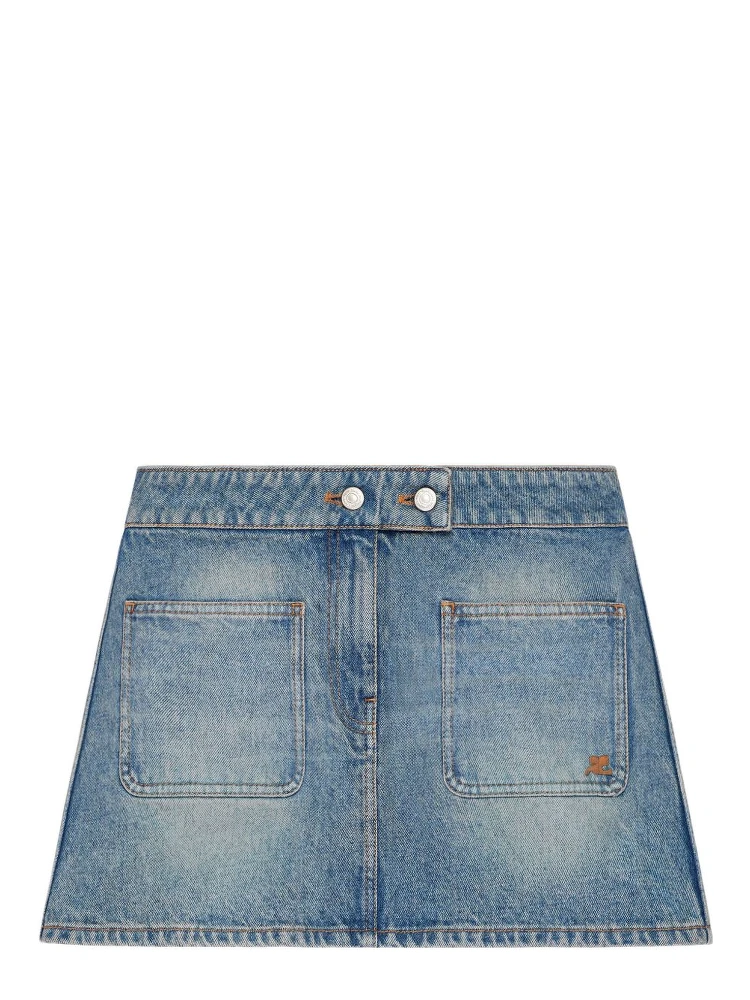 Courreges Skirts Blue