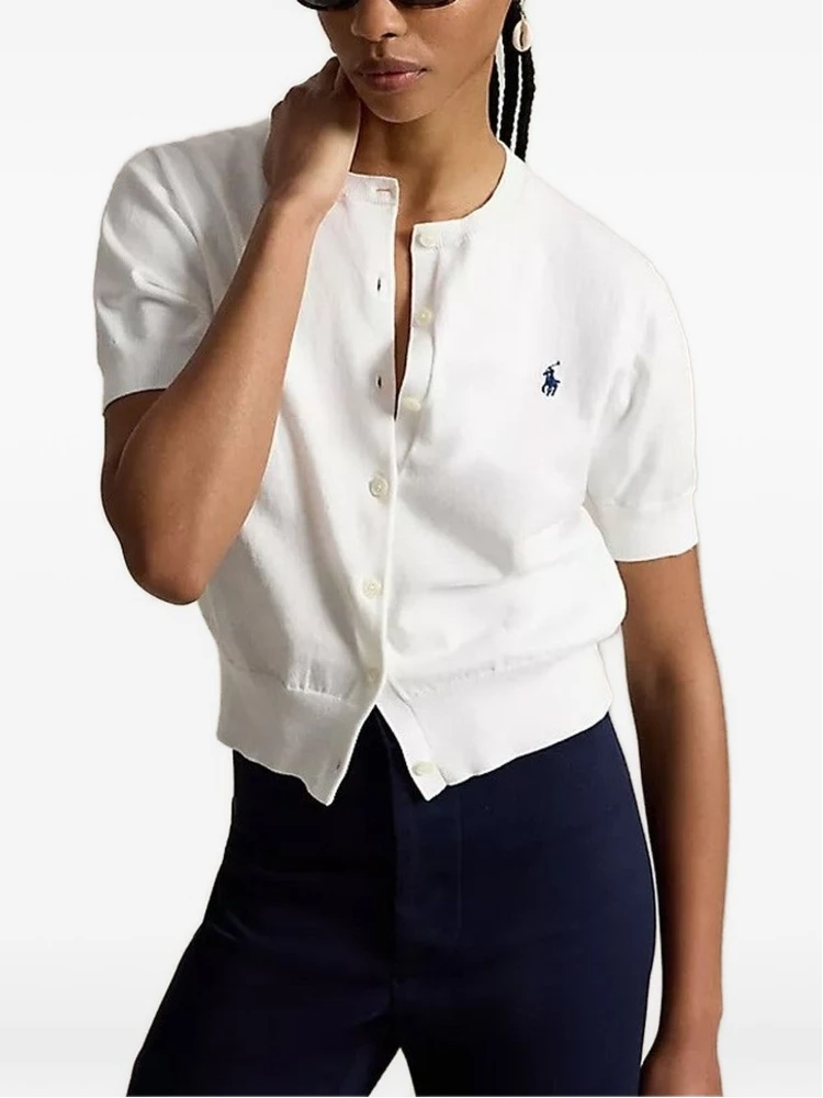 كنزات بولو رالف لورين بيضاء