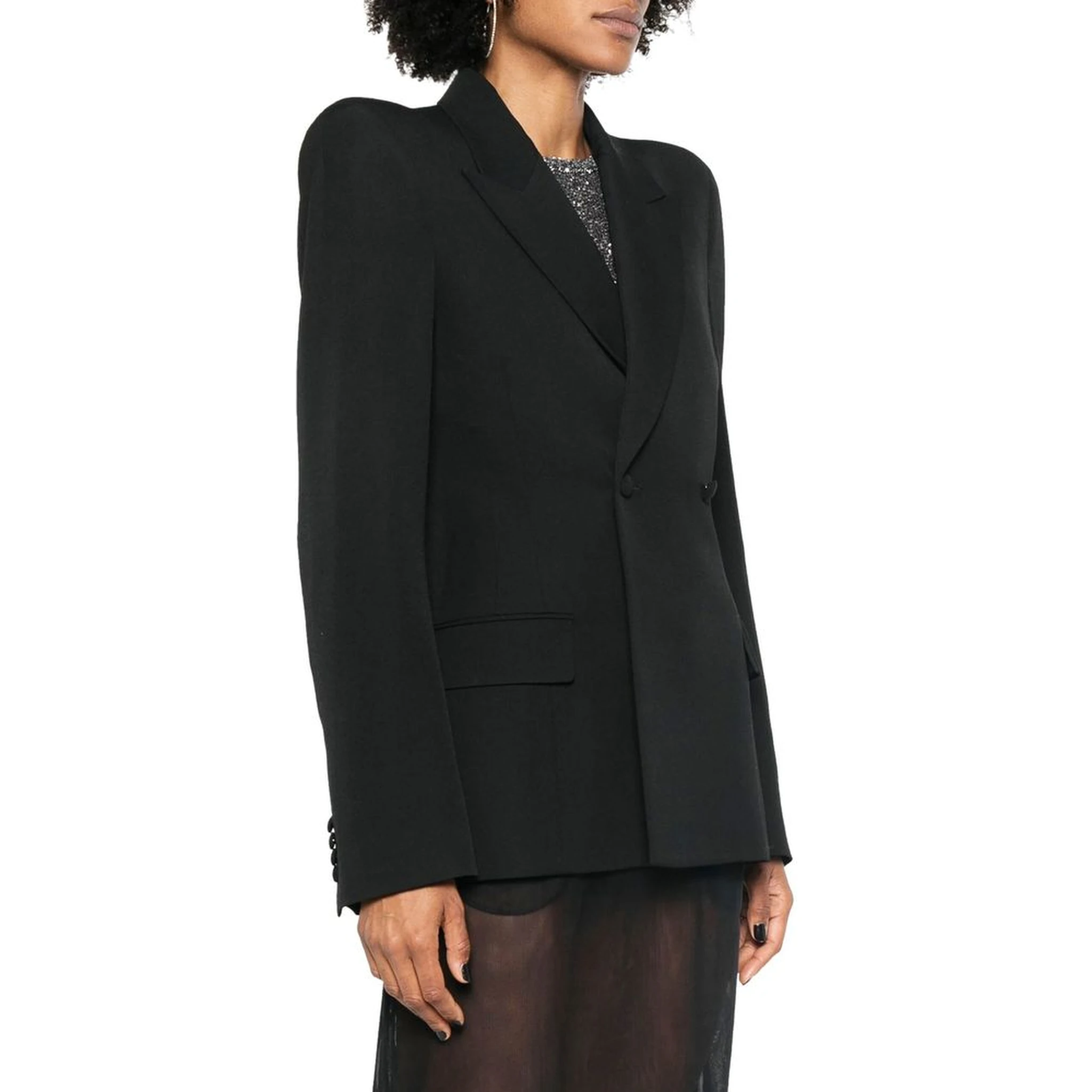 Black Wool Blazer