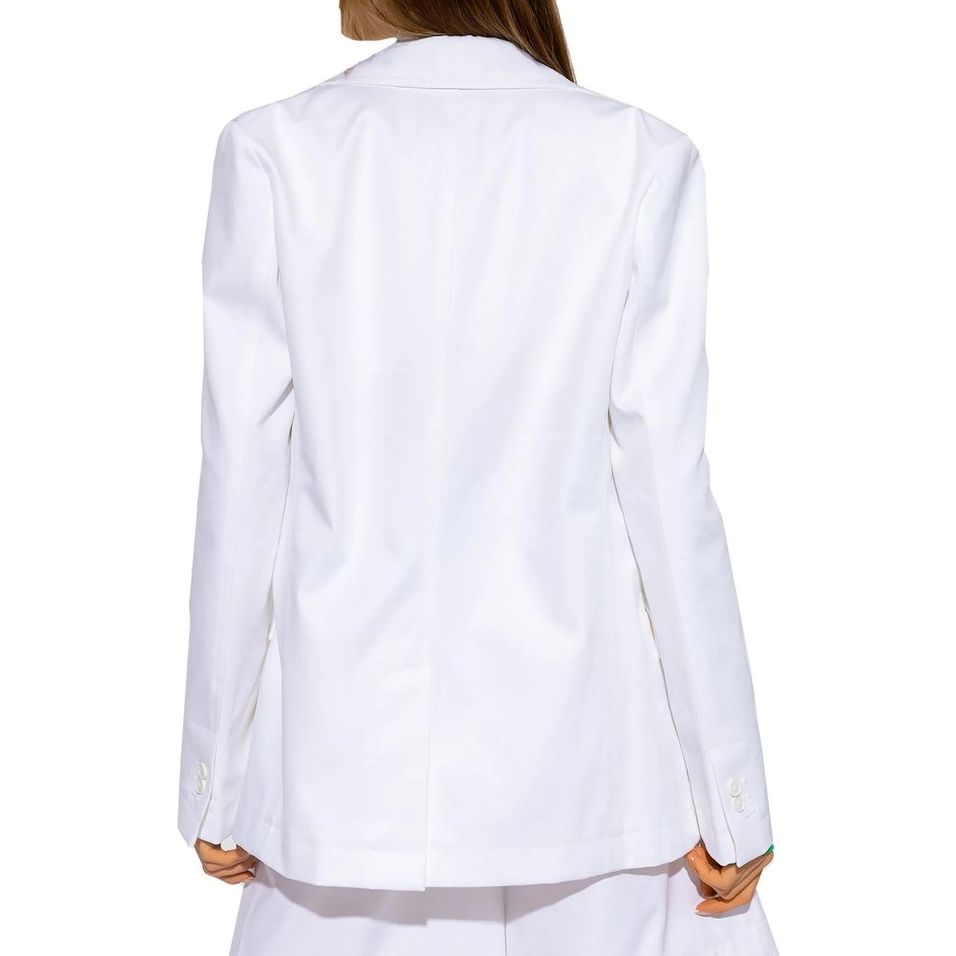 White Cotton Blazer