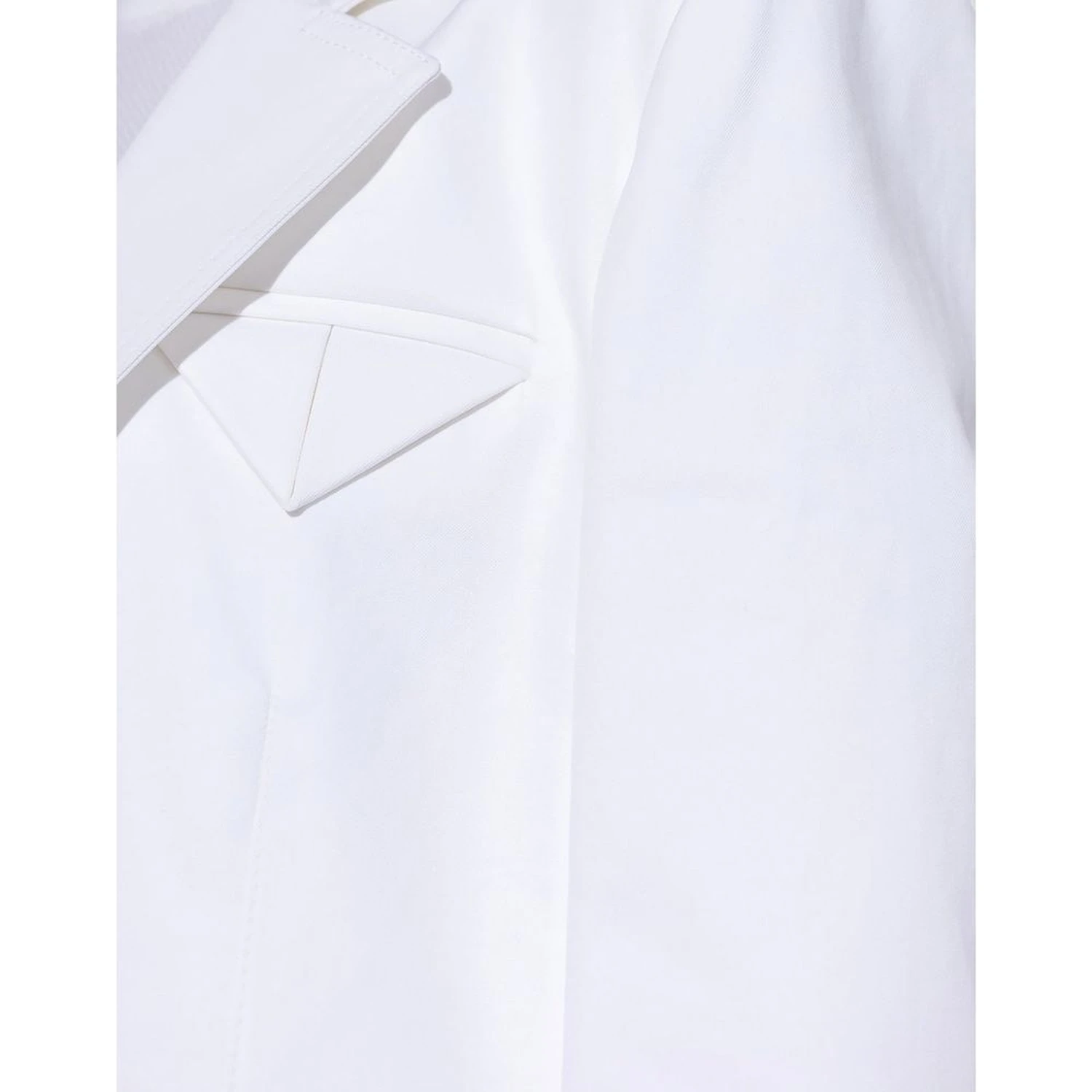 White Cotton Blazer
