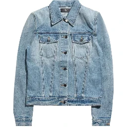 Blue Cotton Denim Jacket