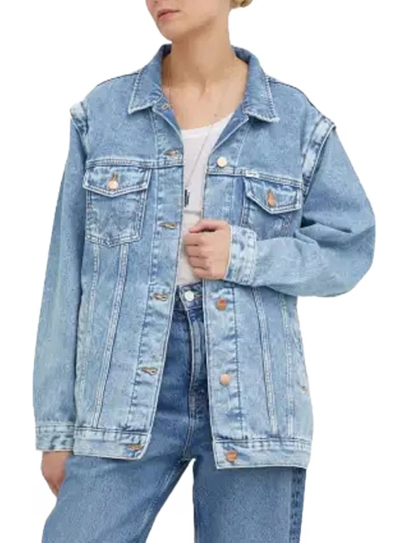 Blue Cotton Denim Jacket