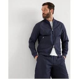 Blue Polyester Sweatshirt