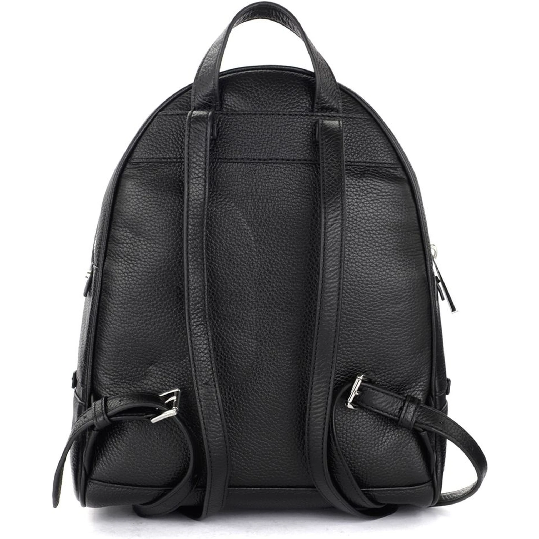 حقيبة ظهر جلدية سوداء