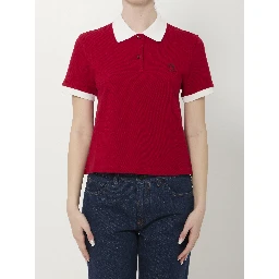 Cotton piqué polo shirt
