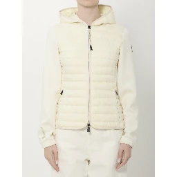 Zip up padded cardigan