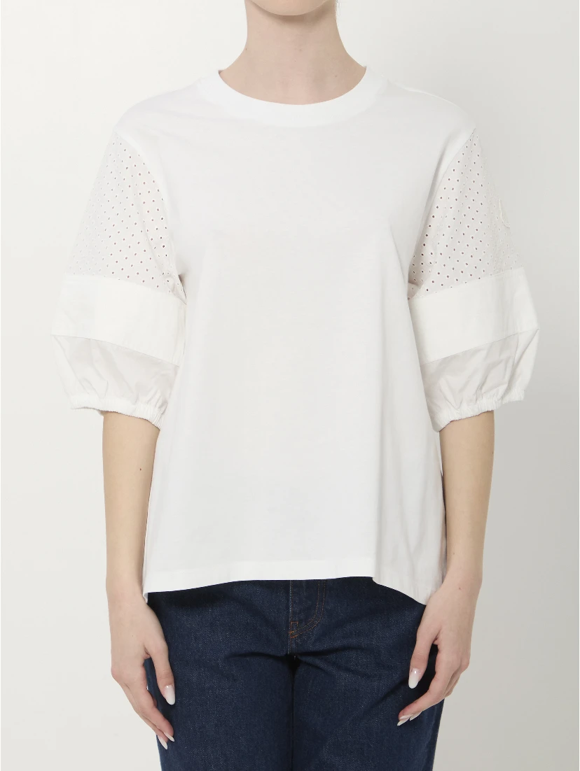 San Gallo cotton jersey T-shirt