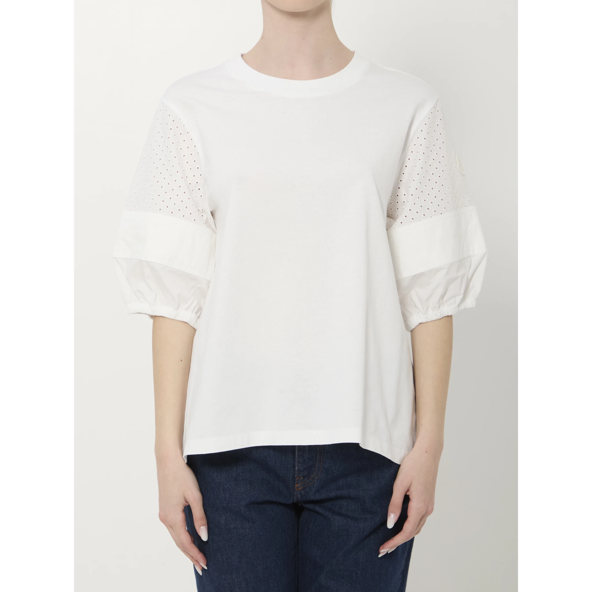 San Gallo cotton jersey T-shirt