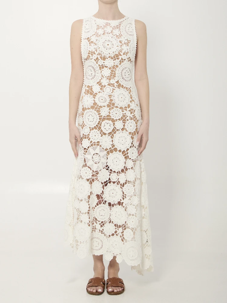 Crochet maxi dress