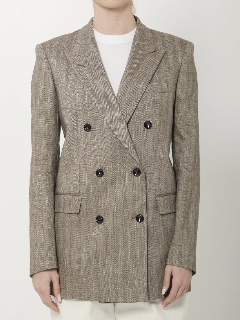 سترة مزدوجة الصدر