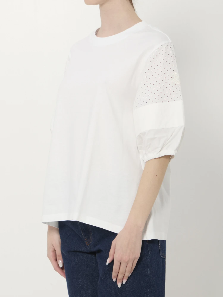 San Gallo cotton jersey T-shirt alternative