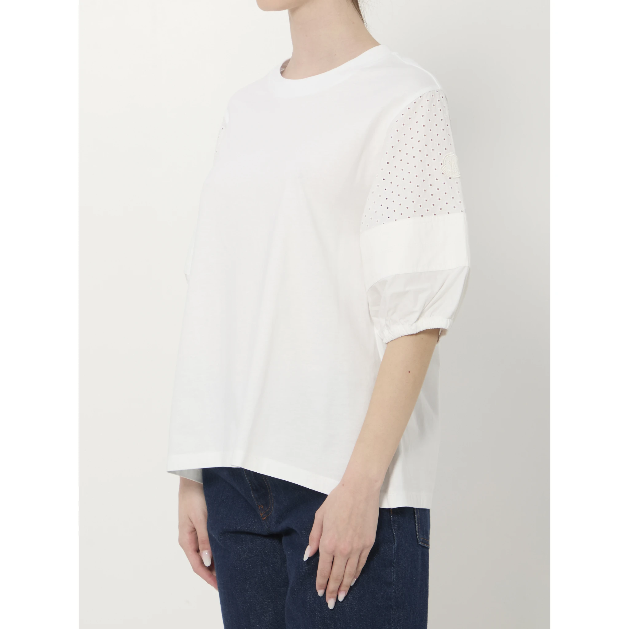 San Gallo cotton jersey T-shirt